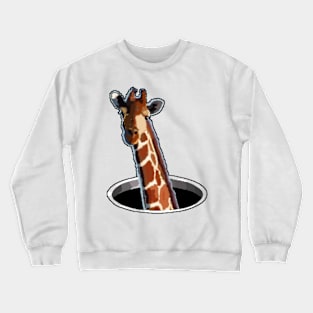 Giraffe hole Crewneck Sweatshirt